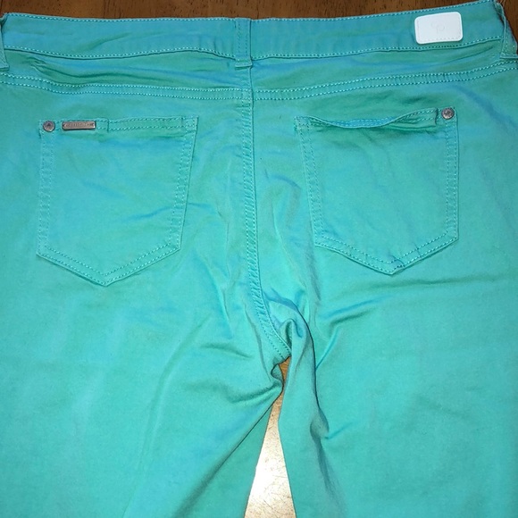 NWOT Seafoam Green Jeans - Picture 2 of 4
